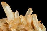 Tangerine Quartz Crystal Cluster - Madagascar #156939-3